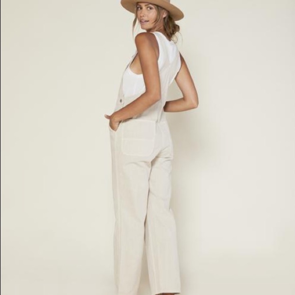 Outerknown Voyage Tan Overalls SZ L